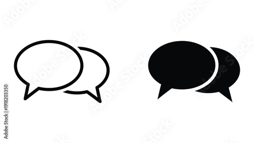 Speech Bubbles Icon Set