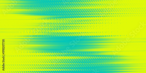 Neon green yellow background with grunge texture brush strokes. Squiggle bold smears template. Grainy bold bright brush strokes. Punk neon vector texture background. Backdrop street art design.