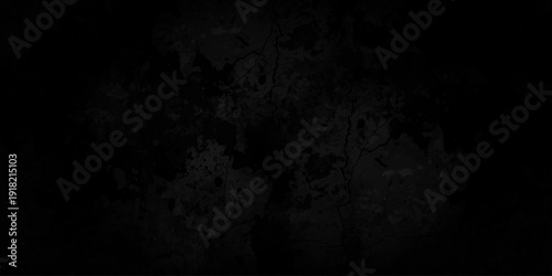 Dark gray black slate stone wall background in natural pattern for decorative texture. grunge background dark black chalk board and black board texture. cement floor and lines paint black background.