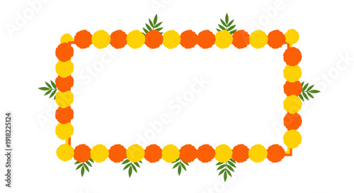 Colorful Fruit Frame for Healthy Food Presentation