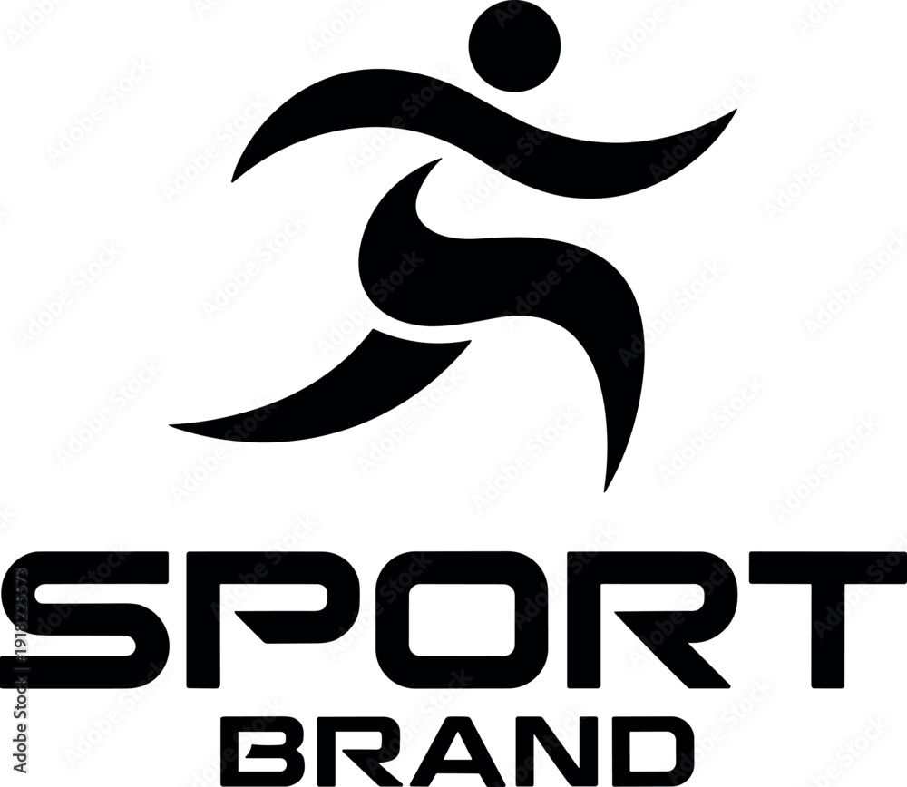 Fototapeta premium Sport brand fitness equipment athletic wear sports apparel activewear