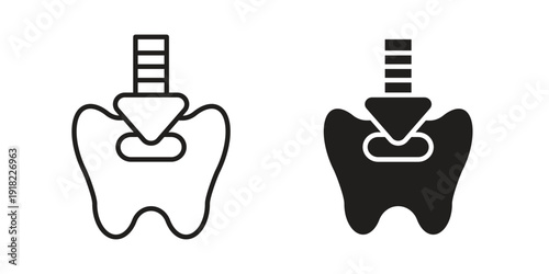 Pelvic area icon. Vector linear icon collection. Vector EPS10