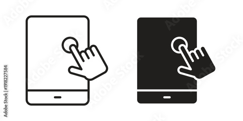 Self service icon. Vector linear icon collection. Vector EPS10