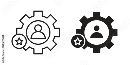Soft skills icon. Vector linear icon collection. Vector EPS10