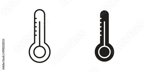 Thermometer icon. Vector linear icon collection. Vector EPS10