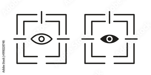 Trackability icon. Vector linear icon collection. Vector EPS10