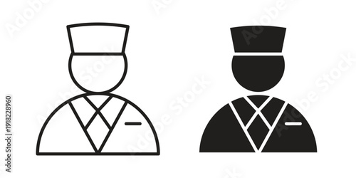 Valet icon. Vector linear icon collection. Vector EPS10
