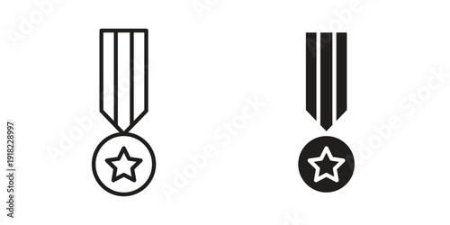 Veteran icon. Vector linear icon collection. Vector EPS10