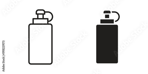 Water bottle icon. Vector linear icon collection. Vector EPS10
