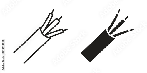 Wires icon. Vector linear icon collection. Vector EPS10