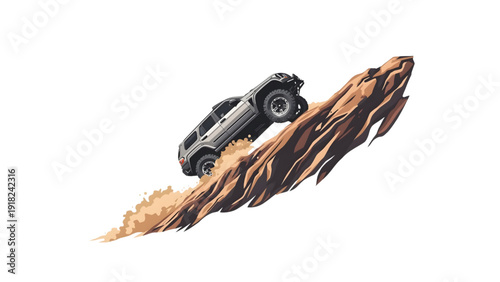 off-road car vector