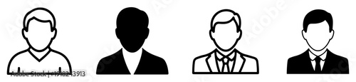 professional male avatar business icon