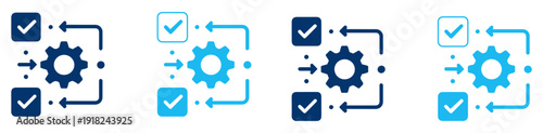 workflow decision process automation icon