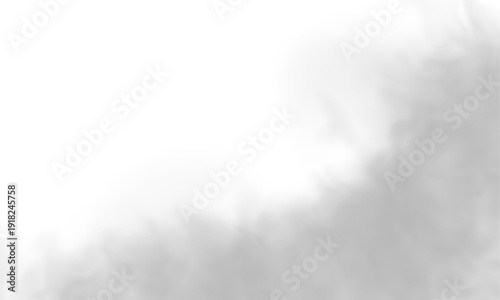 Gray fog texture isolated in high resolution PNG. Soft opacity variations create natural flow. Great for advertising layouts. 