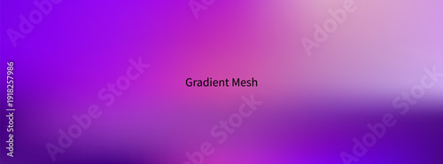 Vibrant Abstract Vector Background with Smooth Gradient Mesh of Purple, Violet, and Lavender, Soft Blurry Fluid Texture for Modern Web Banner and Header