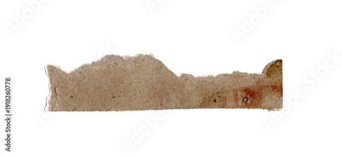 ripped element set of torn paper edges isolated with clipping path on background. torn paper texture, ripped of paper designs and jagged paper edges create a raw, artistic look
