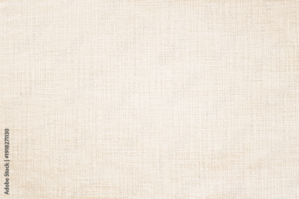 Fototapeta premium Ivory background. light textile background, close up cotton backdrop