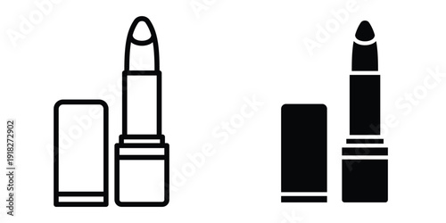 Lipstick icon set different style collection for web Ui. EPS10