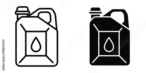 Oil can icon set different style collection for web Ui. EPS10
