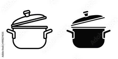 Pot icon set different style collection for web Ui. EPS10
