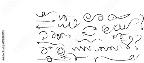 Hand Drawn Arrow Vector Set