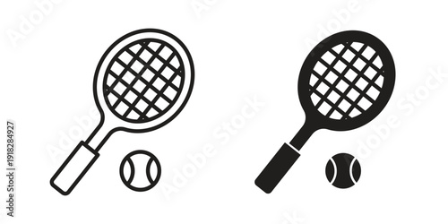 Tennis icons symbol. vector illustration pack for apps and designs