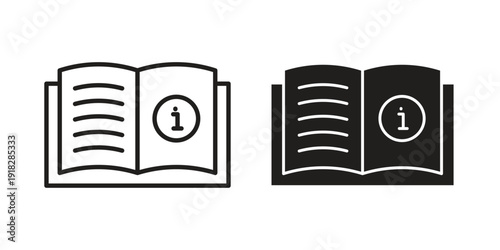 User guide icons symbol. vector illustration pack for apps and designs