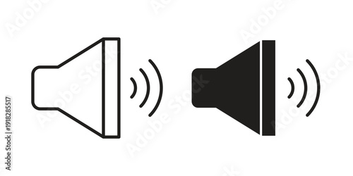 Volume icons symbol. vector illustration pack for apps and designs