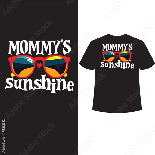 mommy's sunshine t shirt design