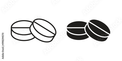 Medicine icon vector. EPS 10 editable vector bundle