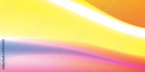 Amazing blue background with orange, red, yellow gradient. Vector eps new