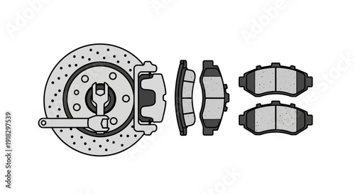 Brake Pads and Rotor.