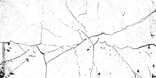 Collection of Eight Black and White Grunge Texture Samples with Scratches, Cracks, Dirt, Noise and Weathered Concrete Background in Grid Layout