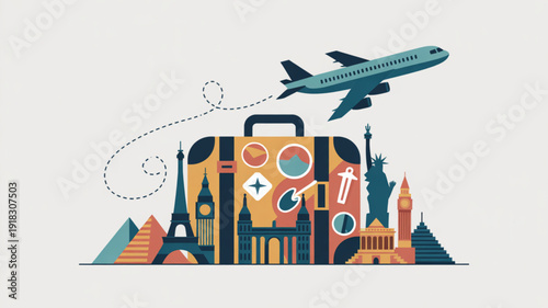Travel Background with Airplane – Scenic Sky, Adventure, and Vacation Concept

Travel background featuring an airplane soaring through a bright sky with clouds, representing adventure,