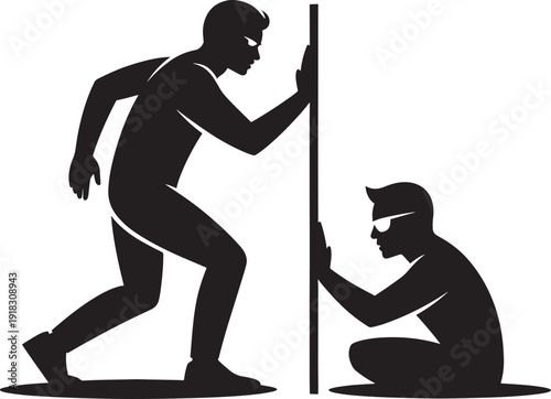 Human Evolution Ape to Man Silhouette Vector Illustration