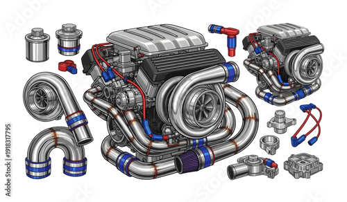 Turbocharger Engine Components and Accessories.
