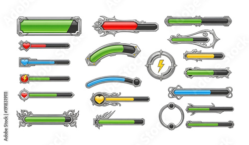 Collection of Fantasy Swords and Magic Items.
