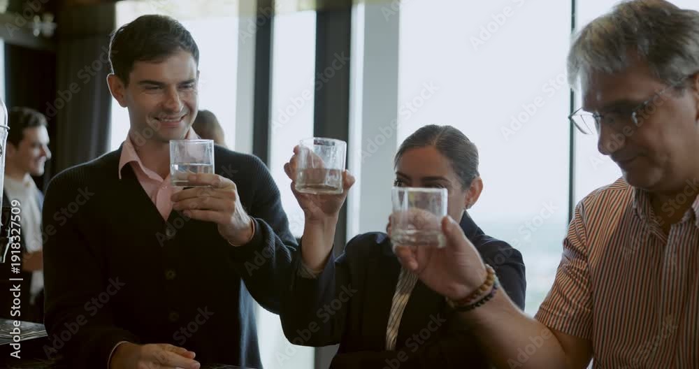 custom made wallpaper toronto digitalCelebration concept of 4k Resolution. Businessmen are meeting and discussing work in a liquor store club. In the hotel banquet hall.