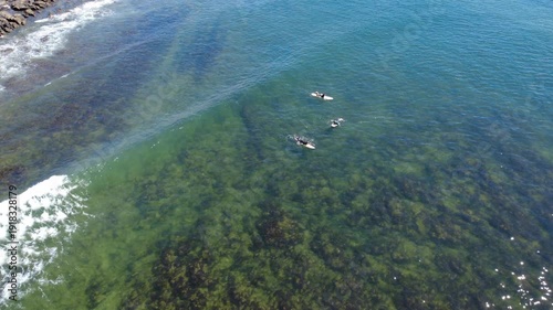 Aerial Drone View of Jeffreys Bay South Africa – Surf Beach and Scenic Coastline