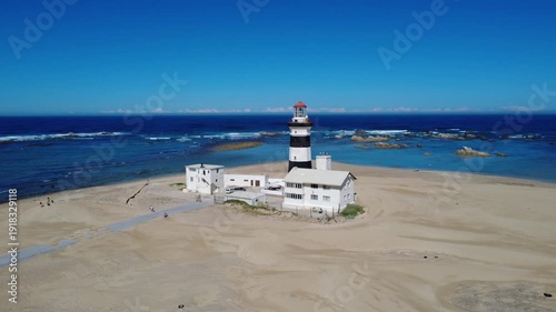 Aerial Drone View of Port Elizabeth South Africa – Scenic Coastline and Blue Ocean