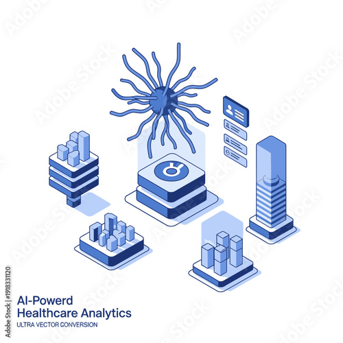 AI-Powered Healthcare Analytics with Server and Database.