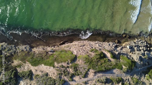 Aerial Drone View of Plettenberg Bay South Africa – Scenic Coastline and Turquoise Ocean