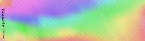 Crystal glass prism with holographic reflections and rainbow flare effect. 