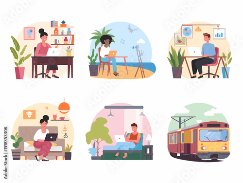 A minimalist illustration depicting a potted plant and a foot. Suitable for blog posts, website graphics, or visual content relating to well-being and