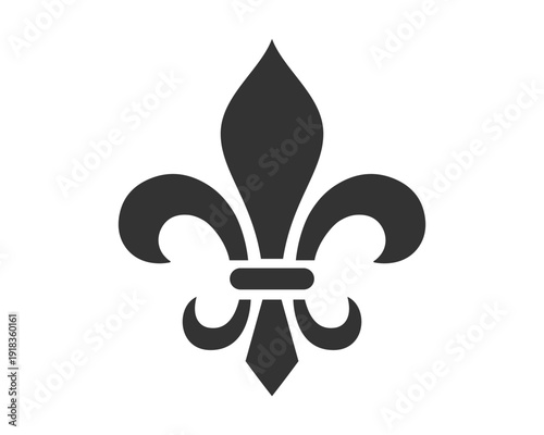Cuadro en lienzo Fleur de Lis - Louisiana Cultural Shapes and Symbols