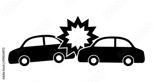 車2台の追突事故