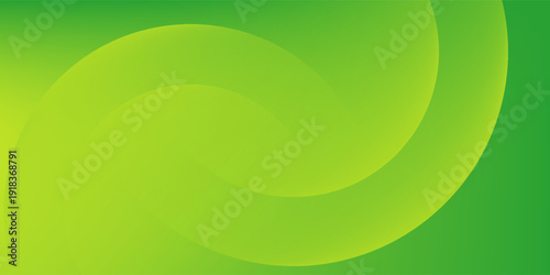 Abstract green banner background. Graphic design banner pattern background template with dynamic curve shapes