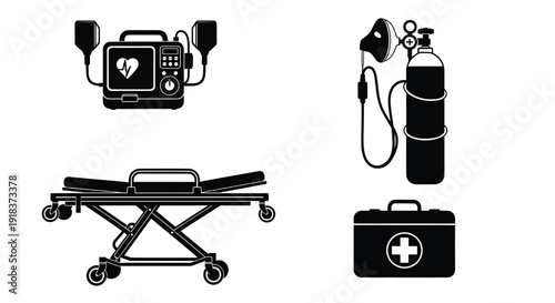 Medical equipment for emergency care and treatment

