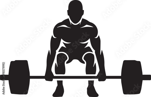 man lifting weights and dumbbells