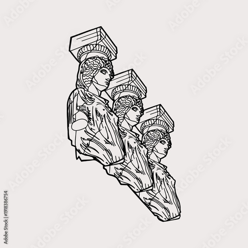 The Triple Graces of Marble